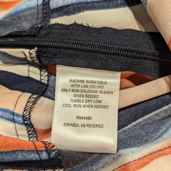 Bar III Wide Leg Striped Pants Size Large Multicolored - Picture 5 of 6